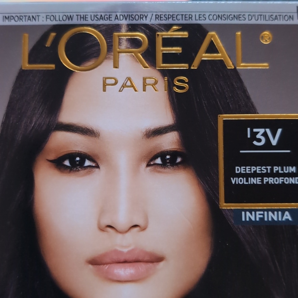 🔵 L'Oreal Paris 3V Deepest Plum Hair Dye